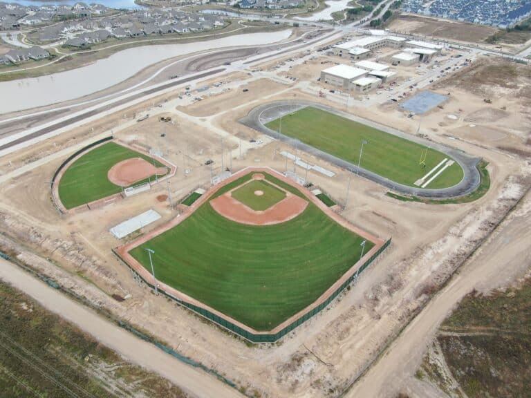 Cypress Christian School Athletic Fields Drone